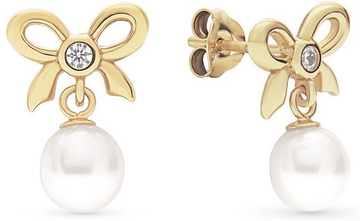 FAVS Kinderohrring 89206900 925er Silber, Farbstein, Perle