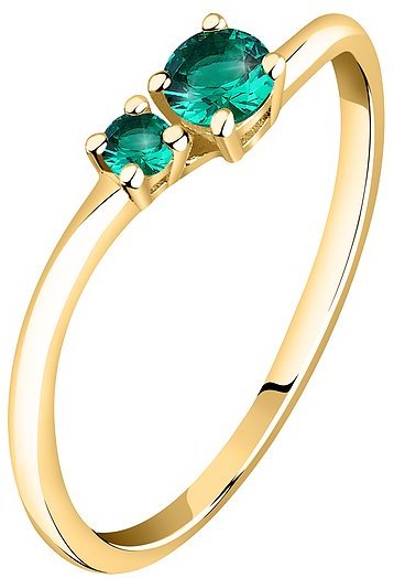 Live Diamond Damenring LDY020195014 375er Gelbgold, recycelt