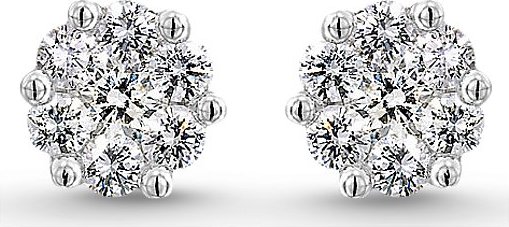 Valeria Ohrstecker 83624655 585er Weißgold