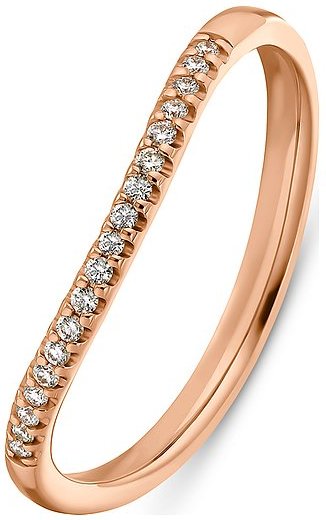 Valeria Damenring 88286111 585er Rotgold