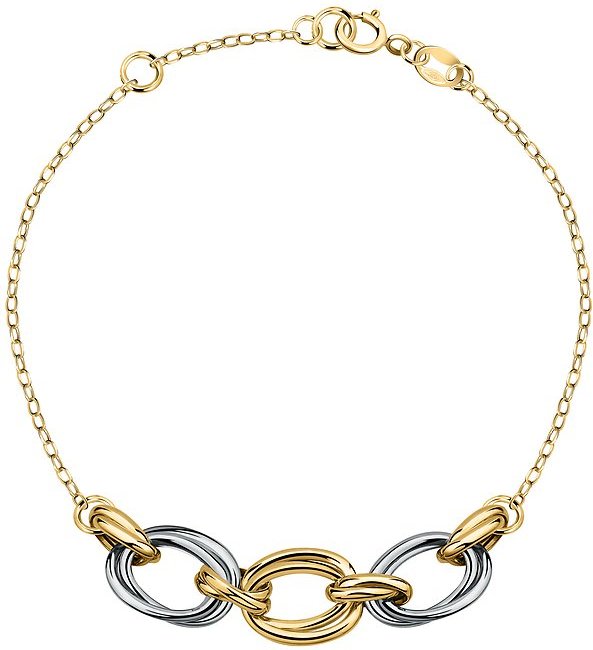 Valeria Armband 89131995 585er Gelbgold, 585er Weißgold