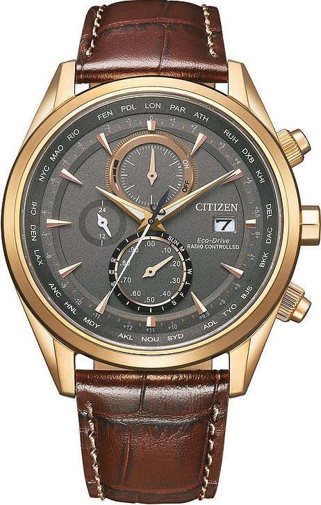 Citizen Chronograph Funkuhr AT8263-10H Edelstahl, Edelstahl