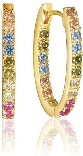 Sif Jakobs Jewellery Creolen SJ-E2312-XCZ-YG 925er Silber