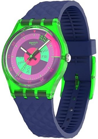 Swatch Unisexuhr 2509 SWATCH NEON SO28G704 Kunststoff