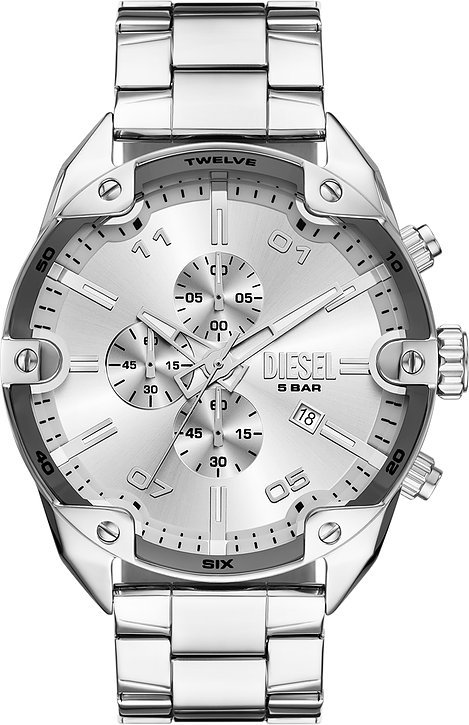 Diesel Chronograph SPIKED DZ4677 Edelstahl