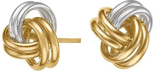 Valeria Ohrstecker 84630799 375er Gelbgold, 375er Weißgold