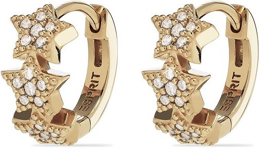 ESPRIT Creolen STARRY NIGHT 89041937 925er Silber, Farbstein