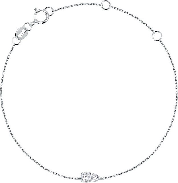 Live Diamond Armband LDW020103 375er Weißgold, recycelt