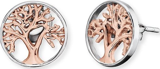 Engelsrufer Ohrstecker ERE-LILTREE-BICOR 925er Silber rhodiniert