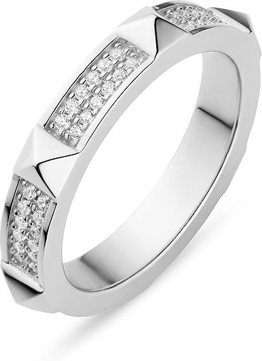 JETTE Damenring SKYSCRAPER 89193460 925er Silber, recycelt