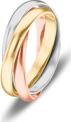 Valeria Damenring 82660054 585er Gelbgold, 585er Weißgold, 585er Rotgold