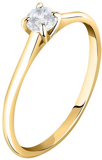 Live Diamond Damenring LDY020132014 375er Gelbgold, recycelt