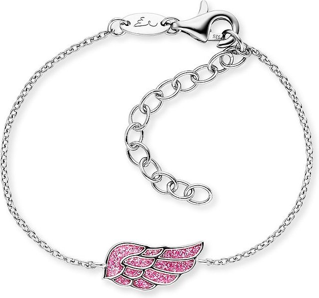 Engelsrufer Armband HEB-GLITTERWING 925er Silber, Emaille
