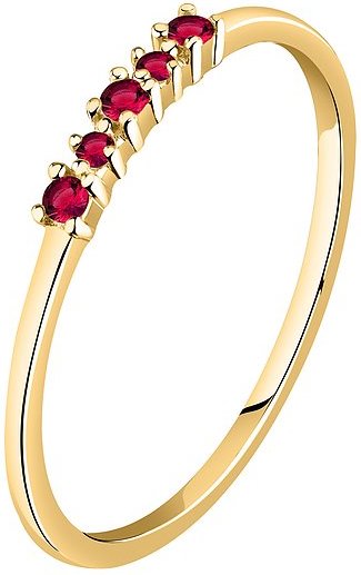 Thumbnail - Live Diamond Damenring LDY008199014 375er Gelbgold, recycelt