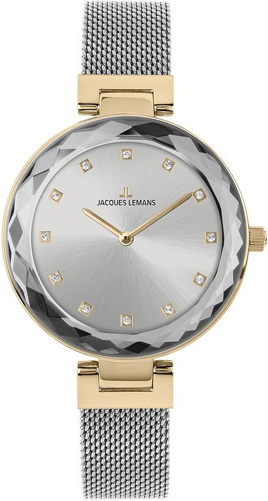 Jacques Lemans Damenuhr Milano 1-2139G Edelstahl