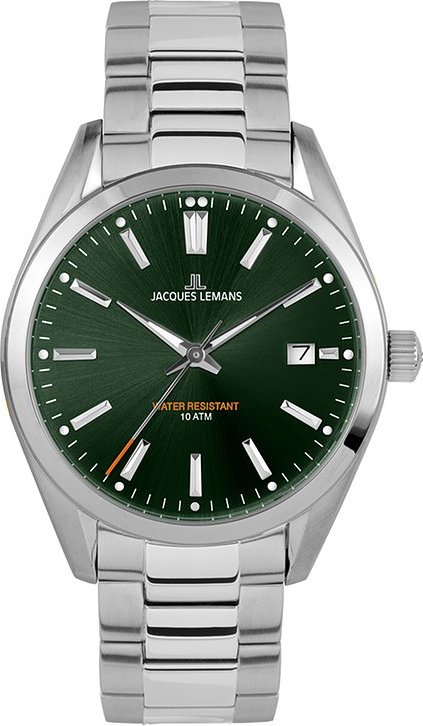 Jacques Lemans Herrenuhr Classic 1-1859H Edelstahl