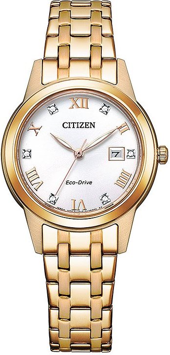 Citizen Damenuhr Elegant Eco Drive FE1243-83A Edelstahl