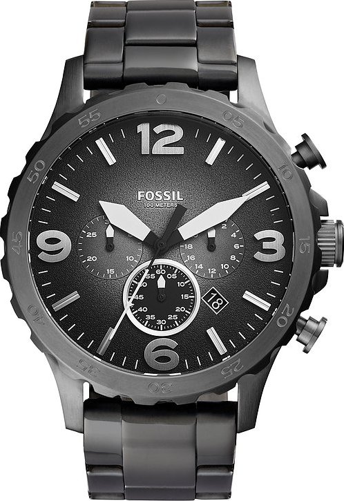 Fossil Chronograph Nate JR1437 Edelstahl