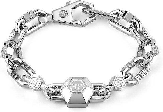 Philipp Plein Armband PJPEA03BU Edelstahl, recycelt, Baumwolle