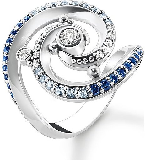 Thomas Sabo Damenring Sterling Silver TR2381-644-1-52 925er Silber