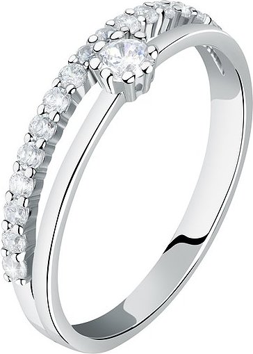 Live Diamond Damenring LDW036104016 375er Weißgold, recycelt