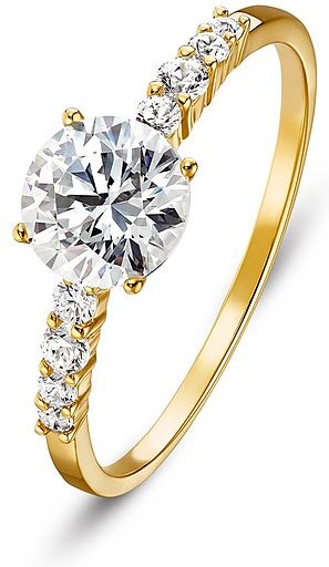 Valeria Damenring 89208288 375er Gelbgold