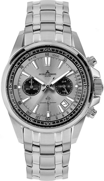 Jacques Lemans Chronograph Liverpool 1-2117ZA Edelstahl