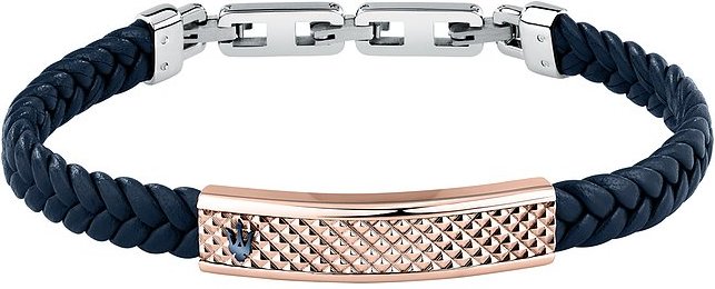 Maserati Armband Leather JM525AVE35 Edelstahl