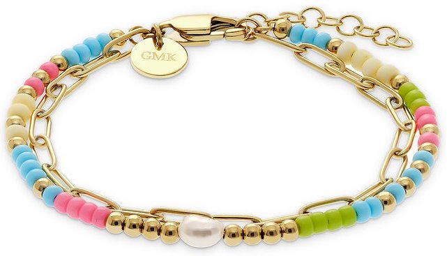 Guido Maria Kretschmer Armband 89201556 Edelstahl, Perle, Kunststoff