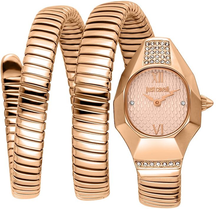 Just Cavalli Damenuhr Signature Snake JC1L397M0055 Edelstahl