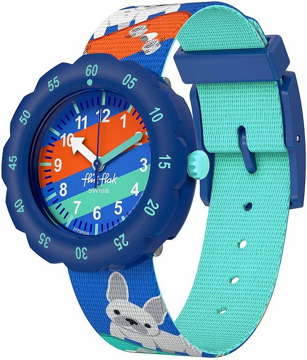 Flik Flak Kinderuhr 2501 FLIK FLAK FRIENDS FUR-EVER FPSP075 Kunststoff