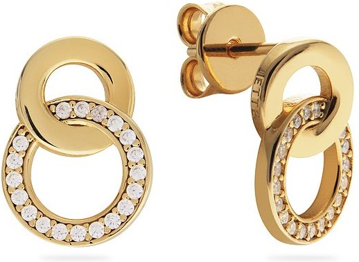 JETTE Ohrhänger SWING 89217404 925er Silber, recycelt