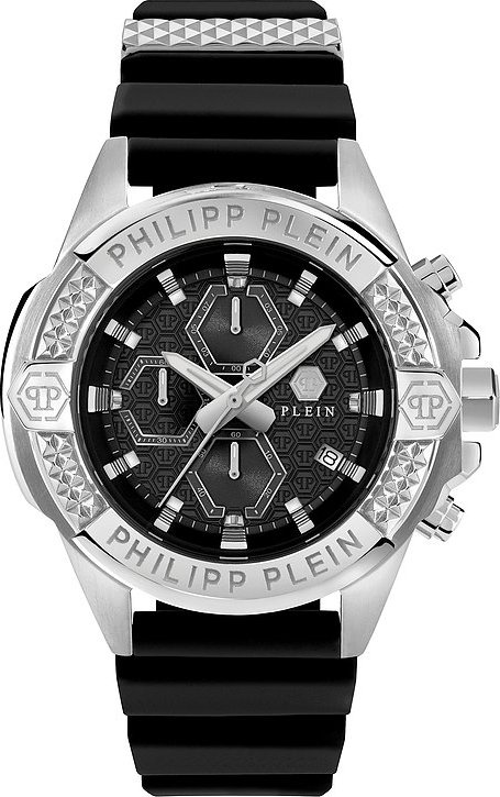 Philipp Plein Herrenuhr The Skull Chrono PWWFA0125 Edelstahl