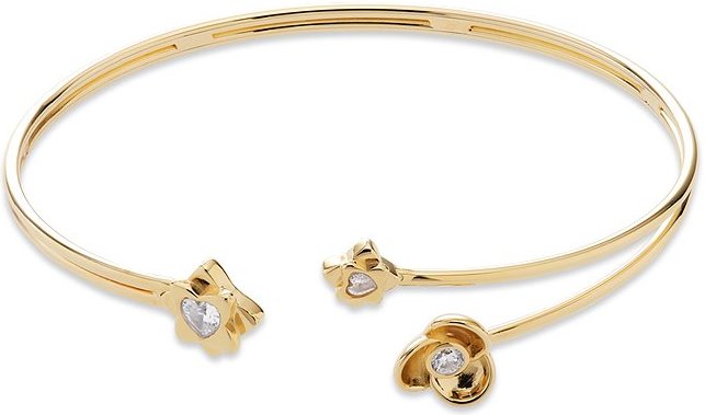 JETTE Armreif FLOWERS 89221763 925er Silber, recycelt