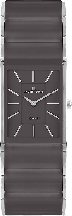Jacques Lemans Damenuhr High-Tech Ceramic 1-2214F Edelstahl