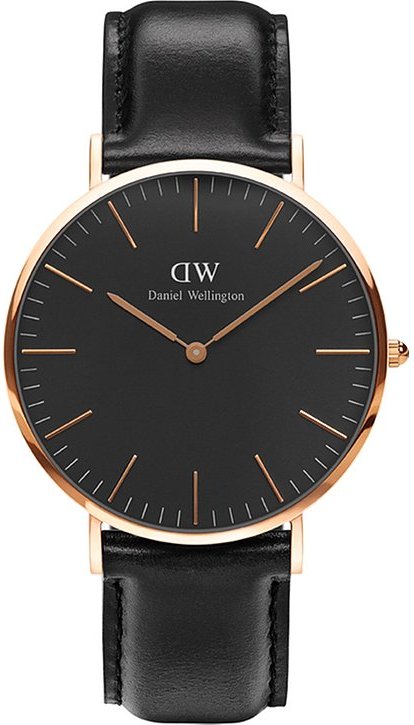 Daniel Wellington Herrenuhr Classic Black DW.DW00100127 Edelstahl