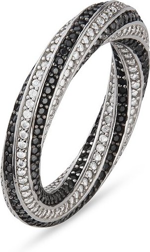 JETTE Damenring TWISTED 89193445 925er Silber, recycelt
