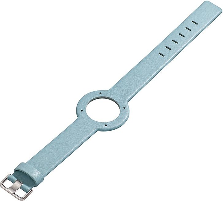 Jacob Jensen Lederband 57002STDhellbla Edelstahl