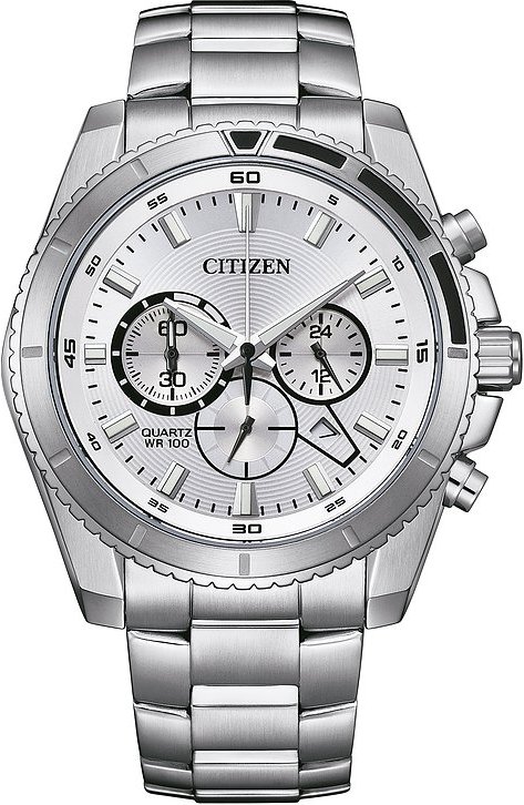 Citizen Chronograph Chronograph AN8200-50A Edelstahl, Edelstahl