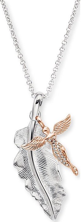 Engelsrufer Kette ERN-FEDER-ANGEL-BIR 925er Silber
