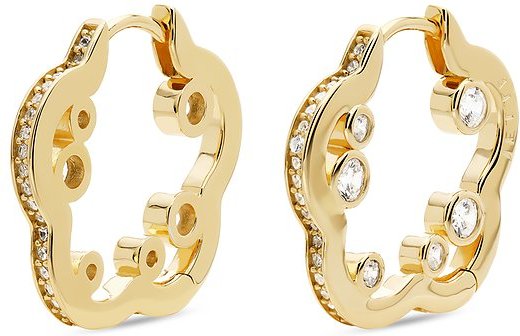 JETTE Ohrhänger FLOWERS 89208039 925er Silber, recycelt