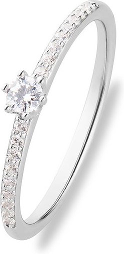 Valeria Damenring 89220232 585er Weißgold