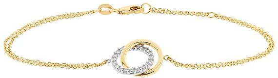 FAVS Armband 88362632 375er Gelbgold, 375er Weißgold