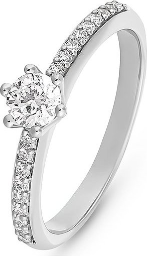 Valeria Damenring 87779645 585er Weißgold