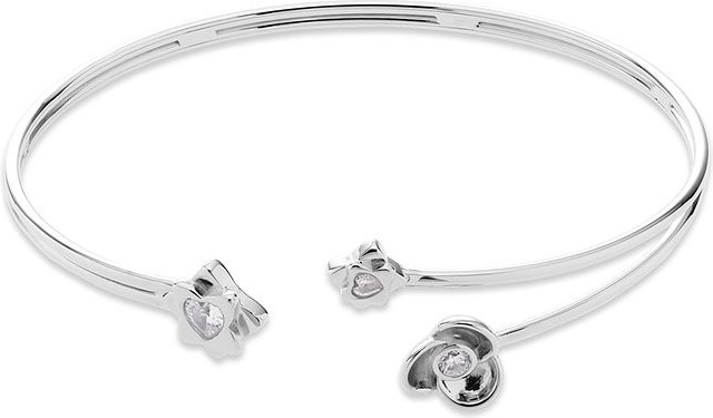 JETTE Armreif FLOWERS 89221752 925er Silber, recycelt