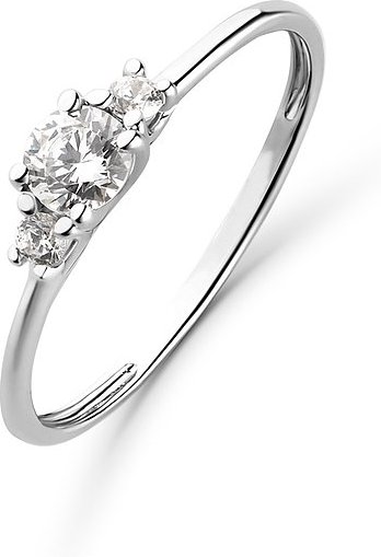 Valeria Damenring 89208367 375er Weißgold