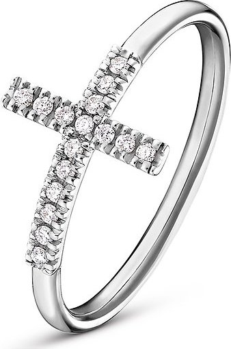 GUIA Damenring 88313682 585er Weißgold