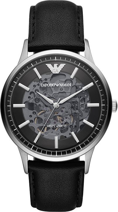 Emporio Armani Herrenuhr  AR60038 Edelstahl