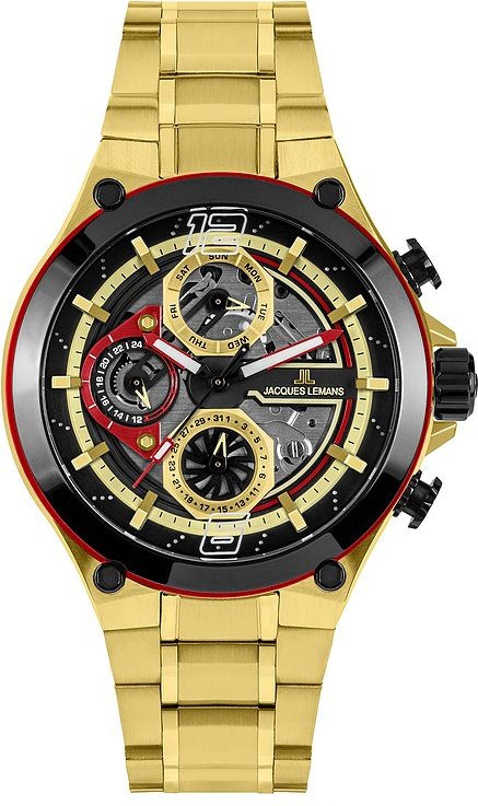 Jacques Lemans Chronograph Sport 1-2150H Edelstahl