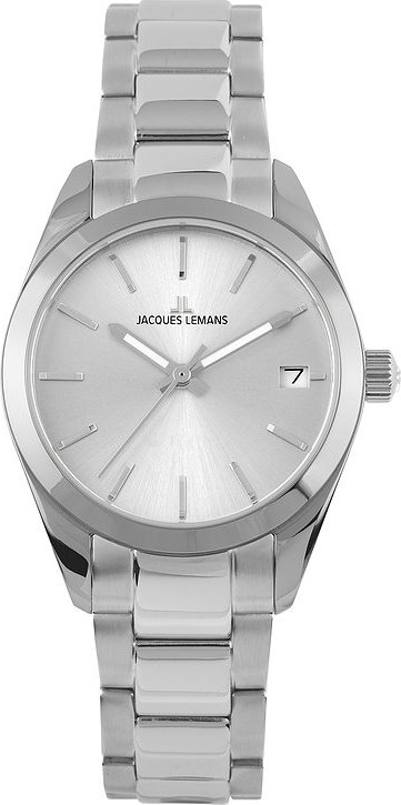 Jacques Lemans Damenuhr Derby 1-2084.1D Edelstahl